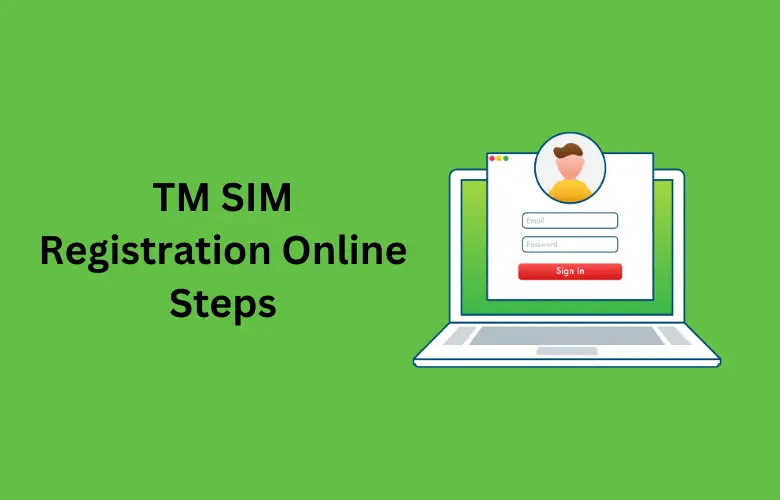 TM SIM Registration Online Steps