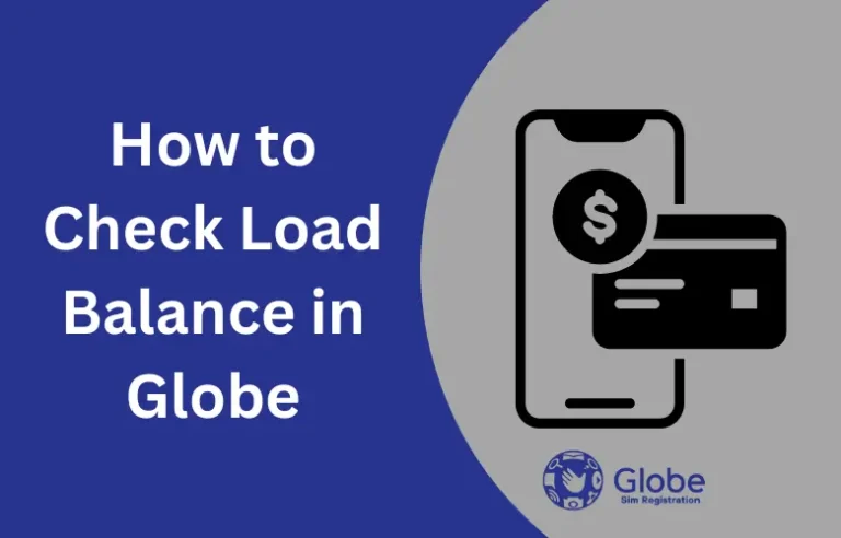 How to Check Load Balance in Globe