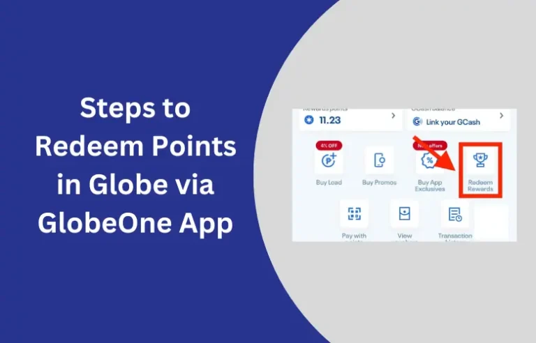 How to Redeem Points in the Globe?